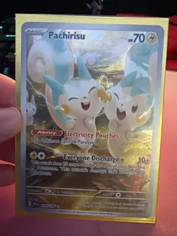 Pachirisu 208/198 Illustration Rare Pokemon TCG SV01: Scarlet & Violet Base Set - Image 3