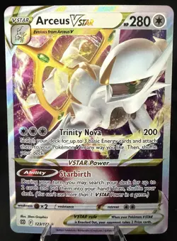 Pokemon TCG Arceus VSTAR Ultra Rare 123/172 - Brilliant Stars - Image 1