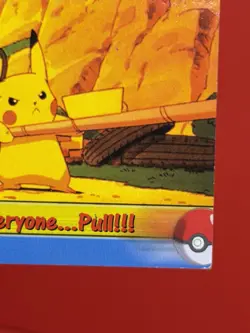Topps 1998 Pokemon Pikachu's Vacation - Everyone...Pull!!! #5- BLUE LOGO - MP - Image 5