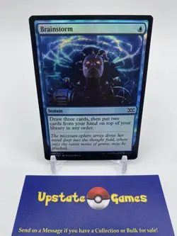 x1 BRAINSTORM 044/332 DOUBLE MASTERS MTG CARD MAGIC Foil - Image 1