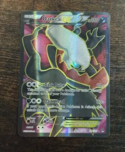 Darkrai EX Full Art 118/122 Pokemon XY Breakpoint LP - Image 1
