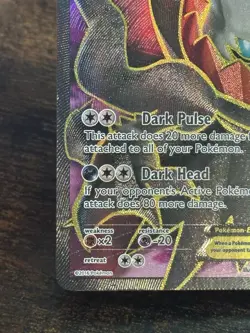 Darkrai EX Full Art 118/122 Pokemon XY Breakpoint LP - Image 3