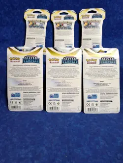 Pokemon Sword & Shield Silver Tempest Boosters / Blisters 6 in Total - Image 2