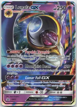 Lunala GX - SM17 Holo Promo Sun & Moon Promo Pokemon TCG NM - Image 1