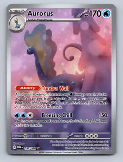 Aurorus 092/088 Holo Illustration Rare Perfect Order Pokemon Near Mint - Image 1
