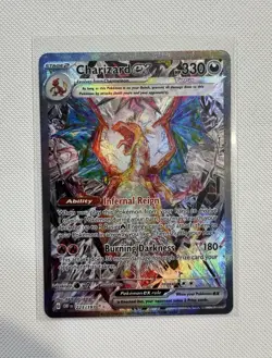 Pokemon TCG Charizard ex 223/197 SIR Full Art Holo SV03 Obsidian Flames EN - Image 1