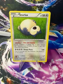 SNORLAX 80/106 FLASHFIRE Rare Pokemon - Image 1