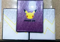 2021 Pokemon Celebrations 25th Anniversary 4 pocket binder + (2) Jumbo Binders - Image 2