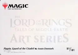 Pippin, Guard of the Citadel Art Card (Gold-Stamped), #51, Art Series: - Image 2