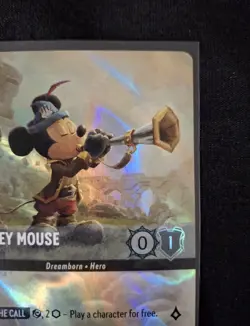 Disney Lorcana Enchanted Mickey Mouse Trumpeter - NM - English - Image 4