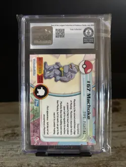 Machoke Pokemon Topps 1999 Series 1 CGC Graded Card - Image 2
