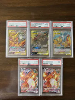 Pokemon TCG PSA graded 5 Card Lot - Image 1