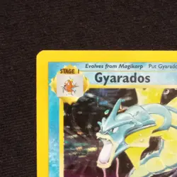 #6 Gyarados 6/102 Base Set Holo Pokemon Card TCG - Image 2