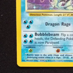 #6 Gyarados 6/102 Base Set Holo Pokemon Card TCG - Image 5
