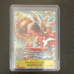 Bandai One Piece Card Game Monkey.D.Luffy Character OP15-119 Foil 5 Cost 7000 - Image 1