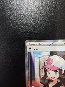 Pokemon TCG Trainer Hilda Ultra Rare Card #164/086 White Flare - Image 3