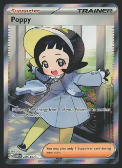 SV03: Obsidian Flames Poppy #220/197 Pokemon Card - Image 1