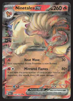 SV: Scarlet & Violet 151 Ninetales ex #038/165 Pokemon Card - Image 1