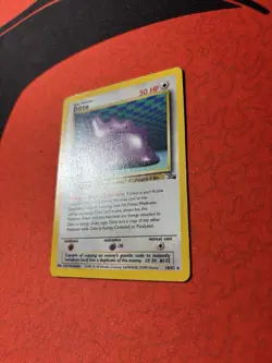 Ditto Fossil 18/62 Regular Card Heavy Play - Image 2