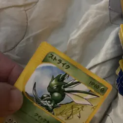 Scyther 017/087 Wind From The Sea 1st Ed Vintage Rare Japanese Pokemon Card vgc - Image 3