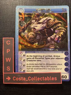 ARCTUS HEPTADD'S SQUIRE - 90/45/65/40/60 - FIRE & STONE PROMO - CHAOTIC CARD NM - Image 1