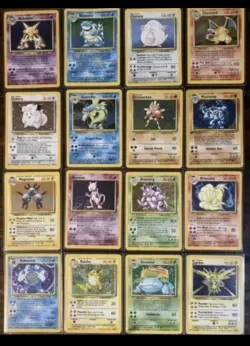 🥇 BASE SET HOLO RARE POKEMON CARD 🥇 Authentic 1999 WOTC Gen 1 Pokemon Card 🔥 - Image 1