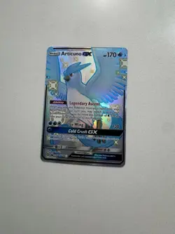 Pokemon TCG Articuno GX Hidden Fates Holo Full Art Ultra Rare Card SV54/SV94 - Image 3