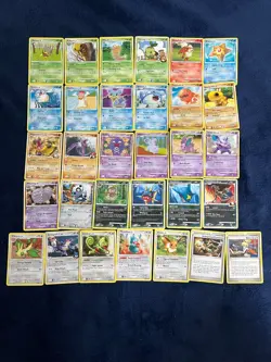 Rising Rivals 2009 Pokemon Card Lot (31) Vintage Bulk Platinum Era Non Holo Rare - Image 1