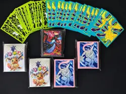 ETB Sealed Card Sleeves - Pokemon TCG Assorted Lot of 6 packs - Image 1