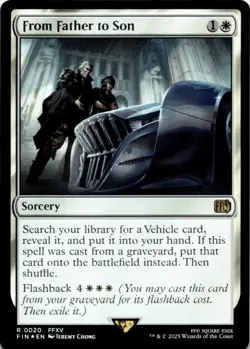 MTG From Father to Son Foil NM FINAL FANTASY Magic 20 - Image 1