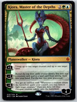 Kiora, Master of the Depths M Battle for Zendikar 213 LP - Image 1
