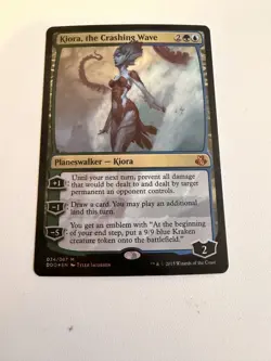 Wizards of the Coast MTG Kiora, the Crashing Wave 034/067 Mythic Regular - Image 1