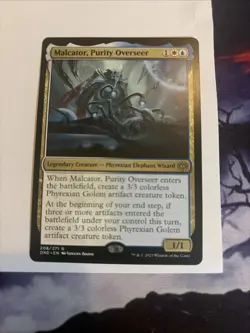 Malcator, Purity Overseer 208/271 Non Foil Rare All Will Be One MTG NM - Image 1