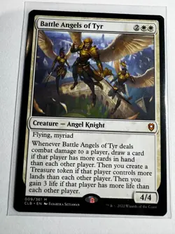 Battle Angels of Tyr Commander Legends: Battle for Baldur's Gate Regular MTG NM - Image 1