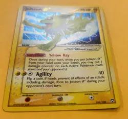 Jolteon Star 101/108 EX Power Keepers Holo Ultra Rare 2007 70 HP - Image 2