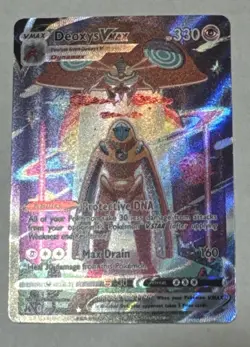 Pokemon TCG Deoxys VMAX GG45/GG70 Crown Zenith Galarian Gallery - Image 1