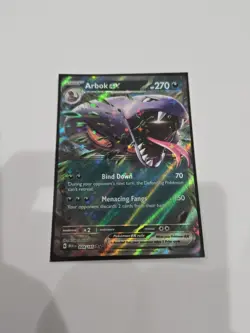 Arbok ex Double Rare 151 024/165 NM/M Pokemon - Image 1