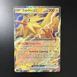 Pokemon Zapdos EX 145/165 Sv Scarlet & Violet 151 Holo Rare 200 HP - Image 1