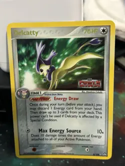 Delcatty 8/108 Power Keepers Pokemon Stamped Reverse Holo - LP/NM - Image 2