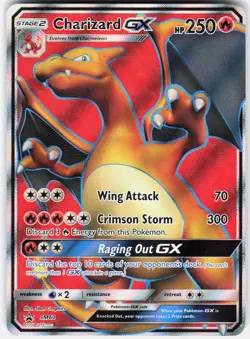 Pokemon Charizard GX - SM60 Holo Promo Sun & Moon Promo Pokemon Near Mint - Image 1