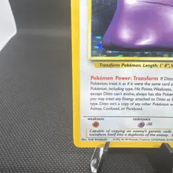 Ditto 3/62 - Fossil - Pokemon Unlimited Holofoil - Holo Rare NM - Image 4