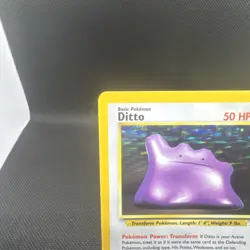 Ditto 3/62 - Fossil - Pokemon Unlimited Holofoil - Holo Rare NM - Image 5