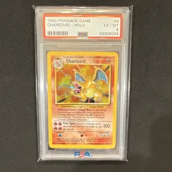 Wizards of the Coast Pokemon TCG Base Set Charizard 4/102 Holo Rare PSA 6 - Image 1
