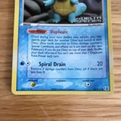 Ditto (Squirtle) 064/113 EX Delta Species 60 HP Reverse Holo English - Image 2