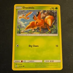 Dwebble 10/236 Pokemon SM - Unified Minds Normal Common LP - Image 1