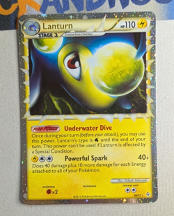 Lanturn 86/95 Unleashed Prime Pokemon Holo LP - Image 3