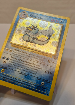 ITALIAN Vaporeon 12/64 Holo Unlimited Jungle Pokemon 1800 - Image 3
