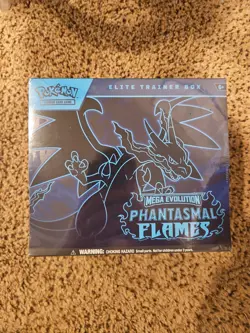 Pokemon TCG Mega Evolution Phantasmal Flames Elite Trainer Box ETB Sealed - Image 1
