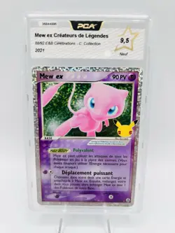 PCA 9,5 Carte Pokemon Mew ex 88/92 Celebrations 25 ans - Image 2