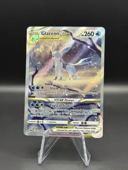The Pokemon Company Pokemon TCG Glaceon VSTAR GG40/GG70 Crown Zenith Holo Rare - Image 1